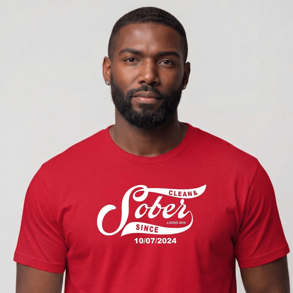Sober T Shirt | Men's Sober Since Tee