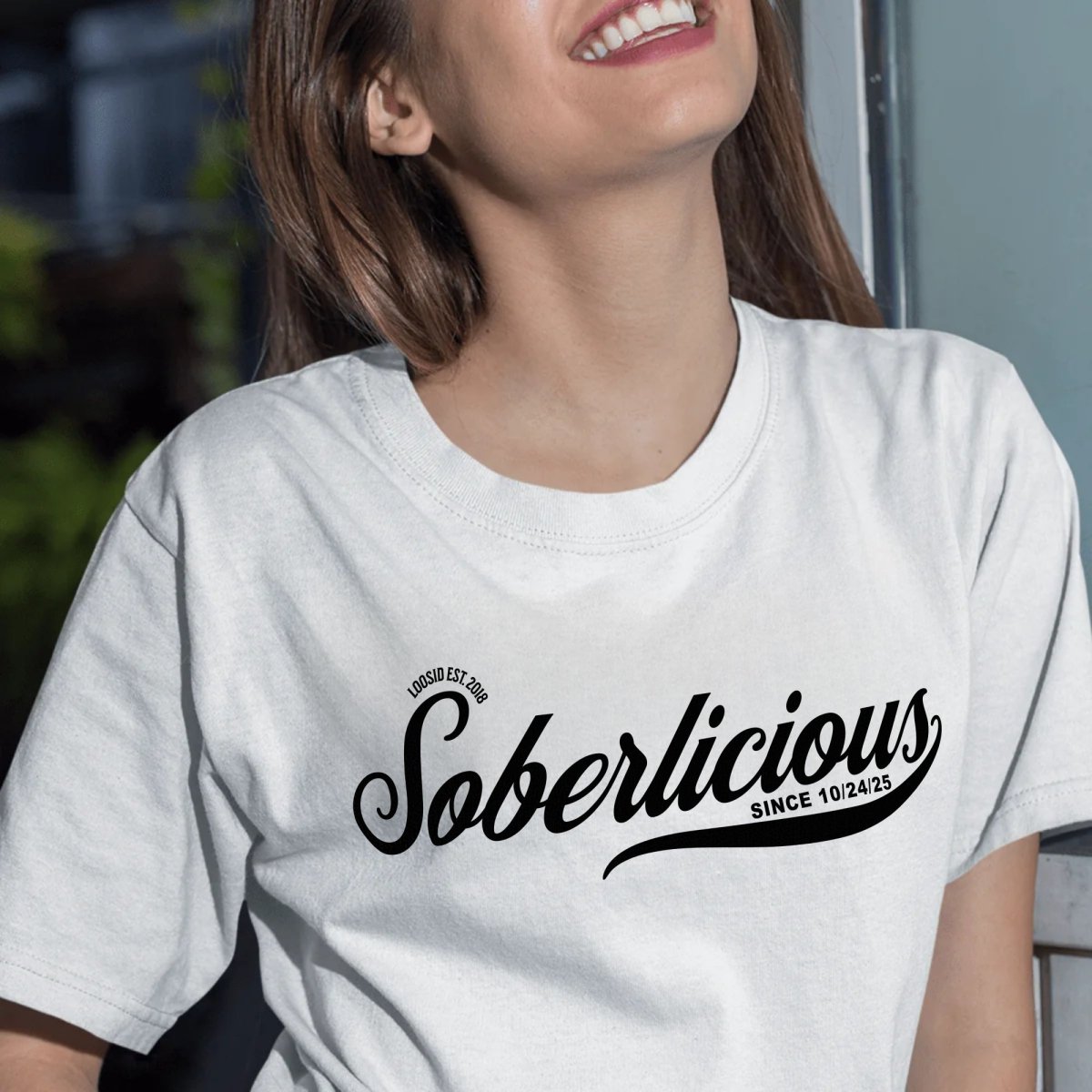Loosid Soberlicious Sober T Shirt featuring the design