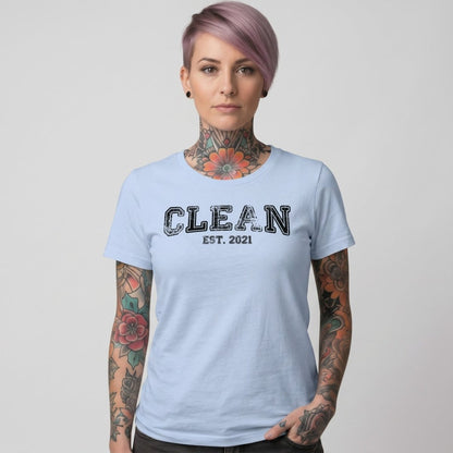Clean EST. Sober T Shirt side view (view 16)