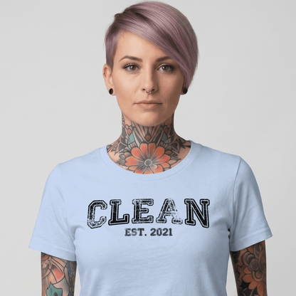 Clean EST. Sober T Shirt lifestyle view (view 15)