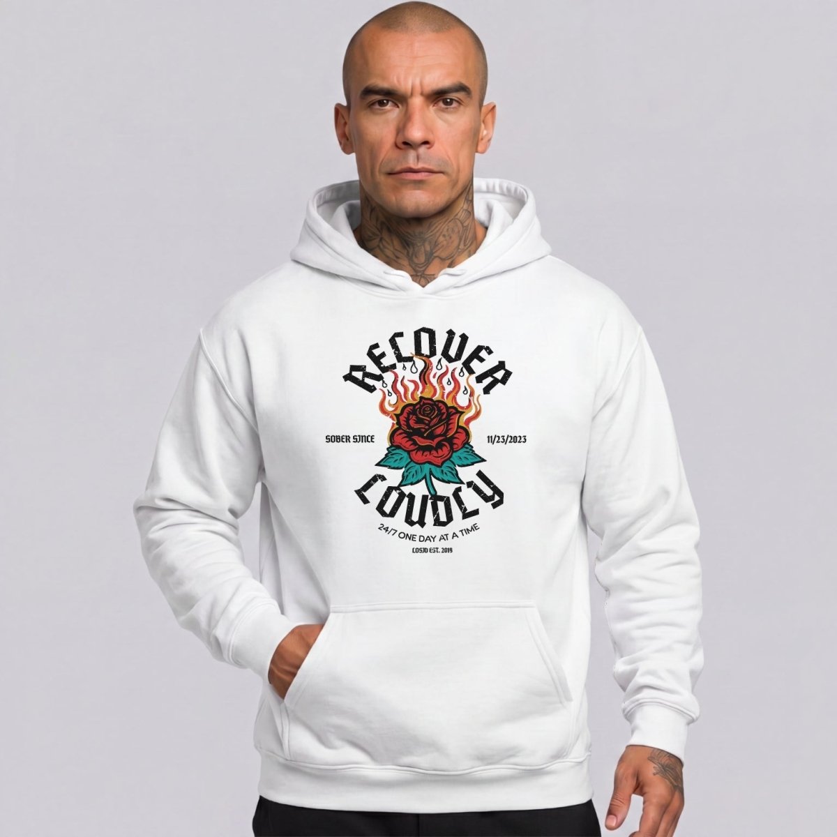 Recovery Hoodie | Men's Recover Loudly Hoodie