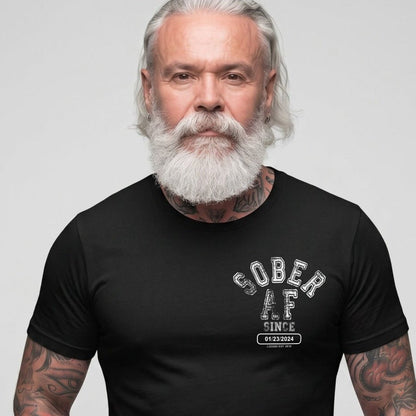 Sober AF Sober T Shirt lifestyle view (view 5)