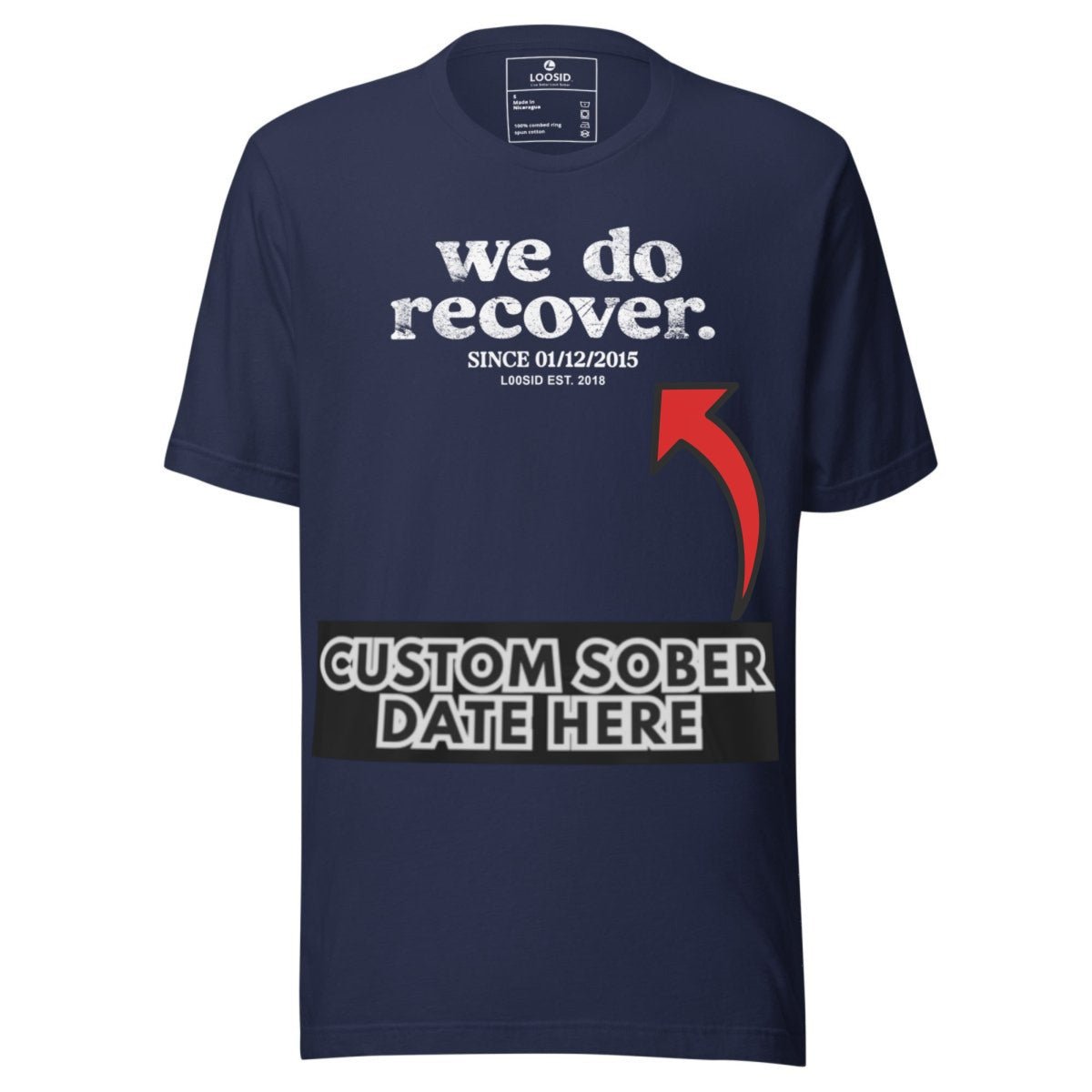 Sober T Shirt | Men's We Do Recover Tee