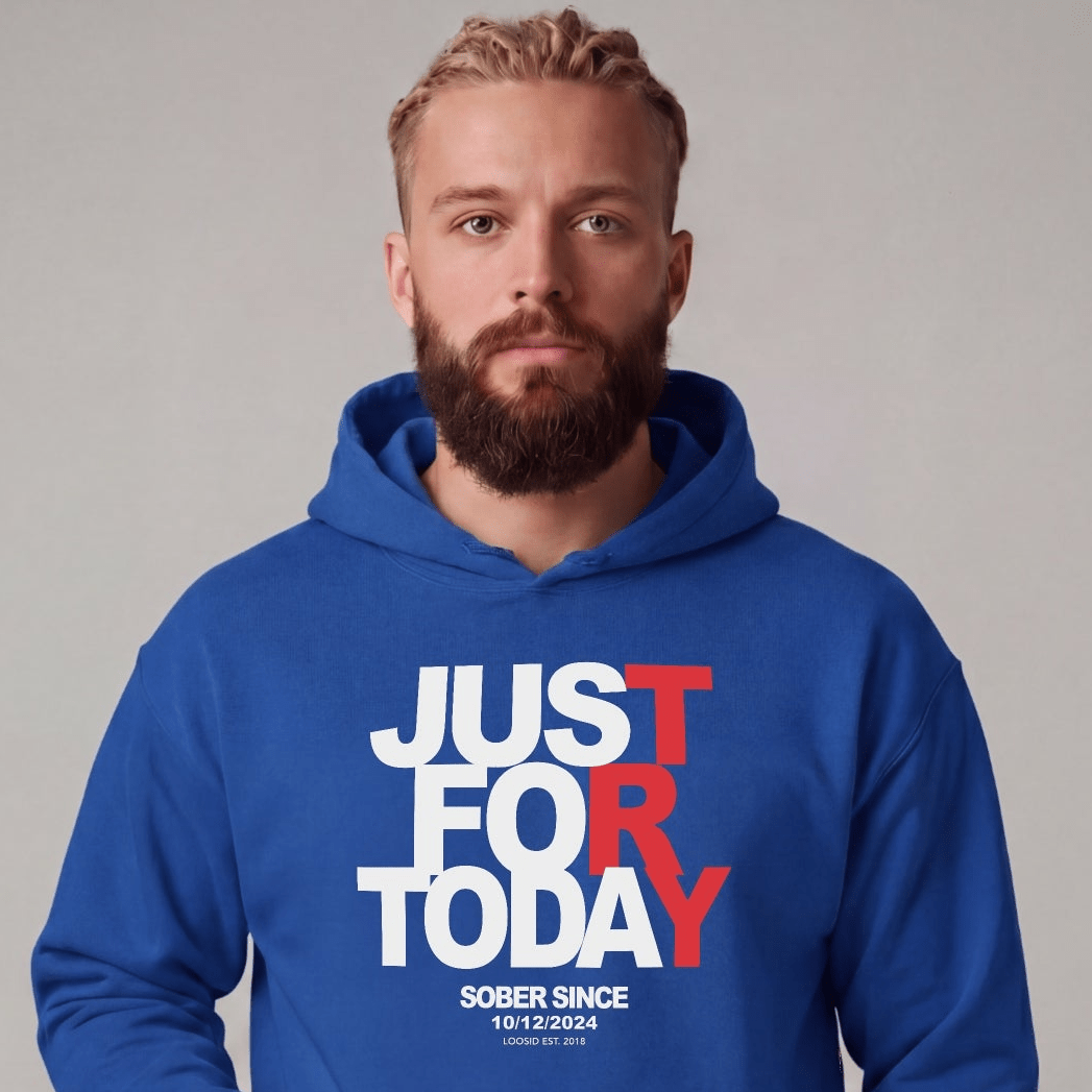 Recovery Hoodie | Men's Just For Today Hoodie