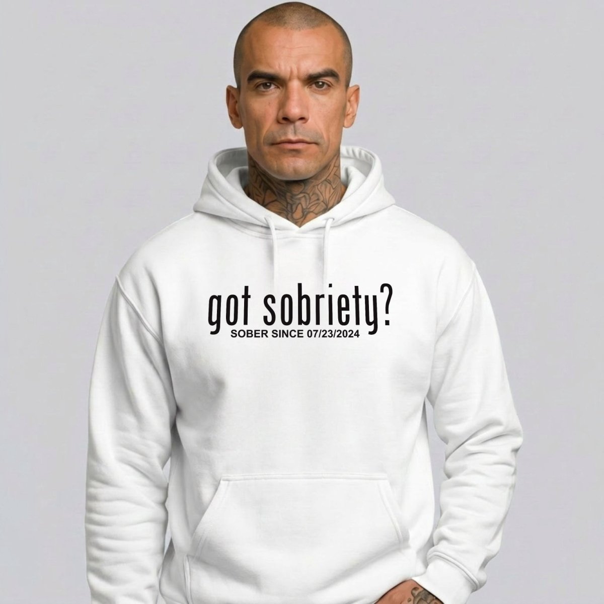 Got Sobriety Recovery Hoodie featuring the design (view 11)