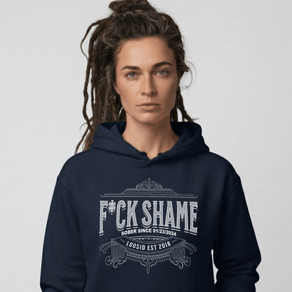 F*ck Shame Recovery Hoodie featuring the design (view 31)