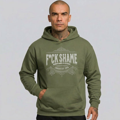 F*ck Shame Recovery Hoodie back view (view 17)