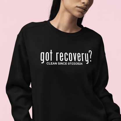 Got Recovery Women's Sobriety Recovery Hoodie close-up view (view 2)