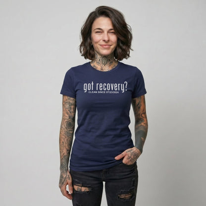 Got Recovery Sober T Shirt graphic detail (view 4)