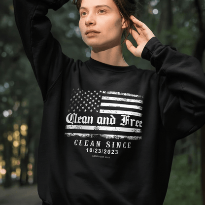 Loosid Clean Since Recovery Recovery Hoodie featuring the design