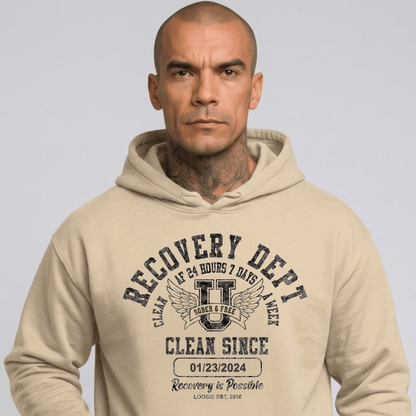 Recovery Dept Recovery Hoodie back view (view 27)