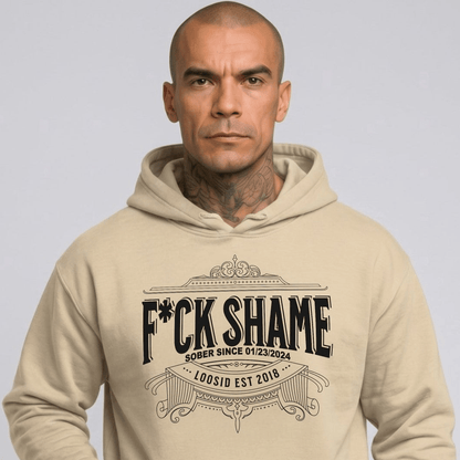 F*ck Shame Recovery Hoodie graphic detail (view 34)