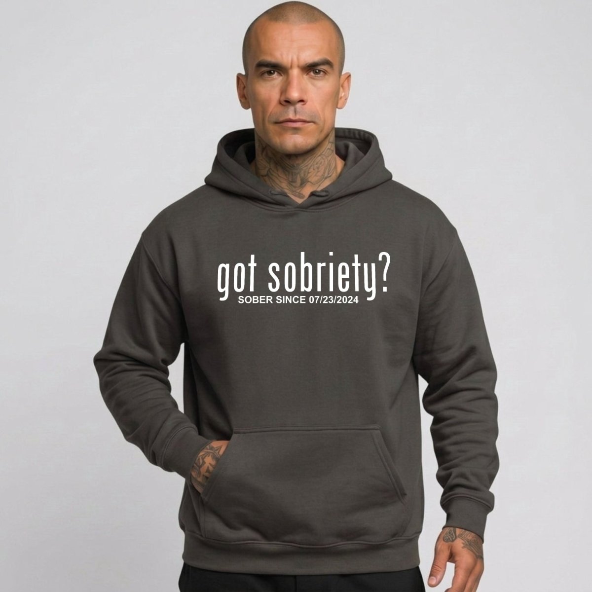 Got Sobriety Recovery Hoodie side view (view 16)