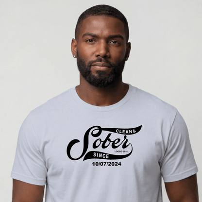 Sober T Shirt | Men's Sober Since Tee