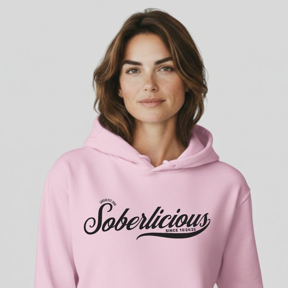 Soberlicious Recovery Hoodie side view (view 36)