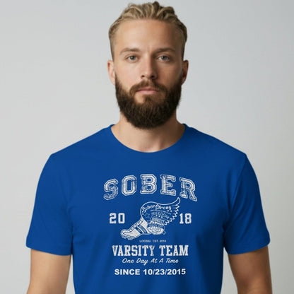 Sober Varsity Sober T Shirt packaging detail (view 18)