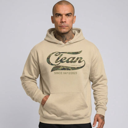 Clean Since Camo Recovery Hoodie lifestyle view (view 25)