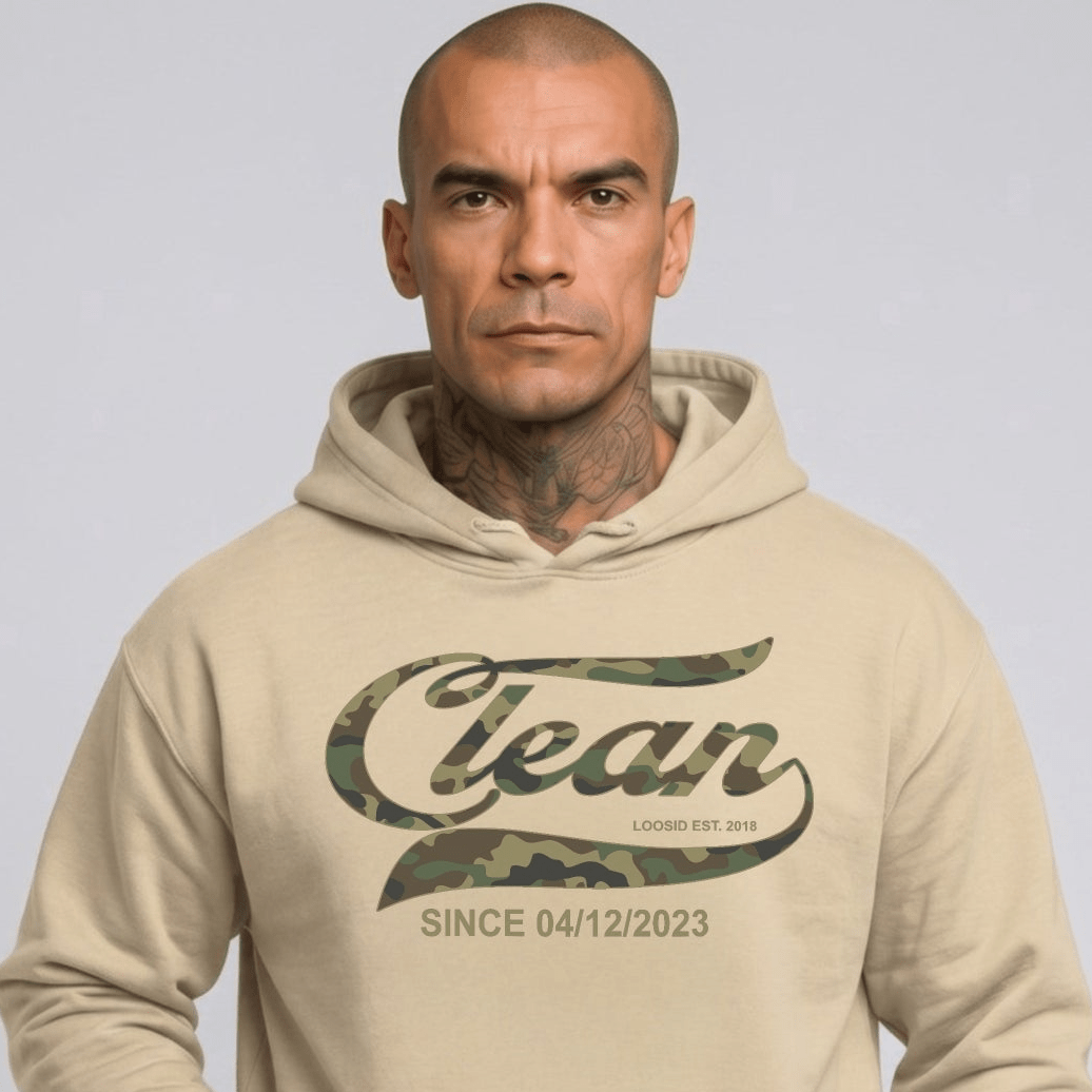 Clean Since Camo Recovery Hoodie graphic detail (view 24)