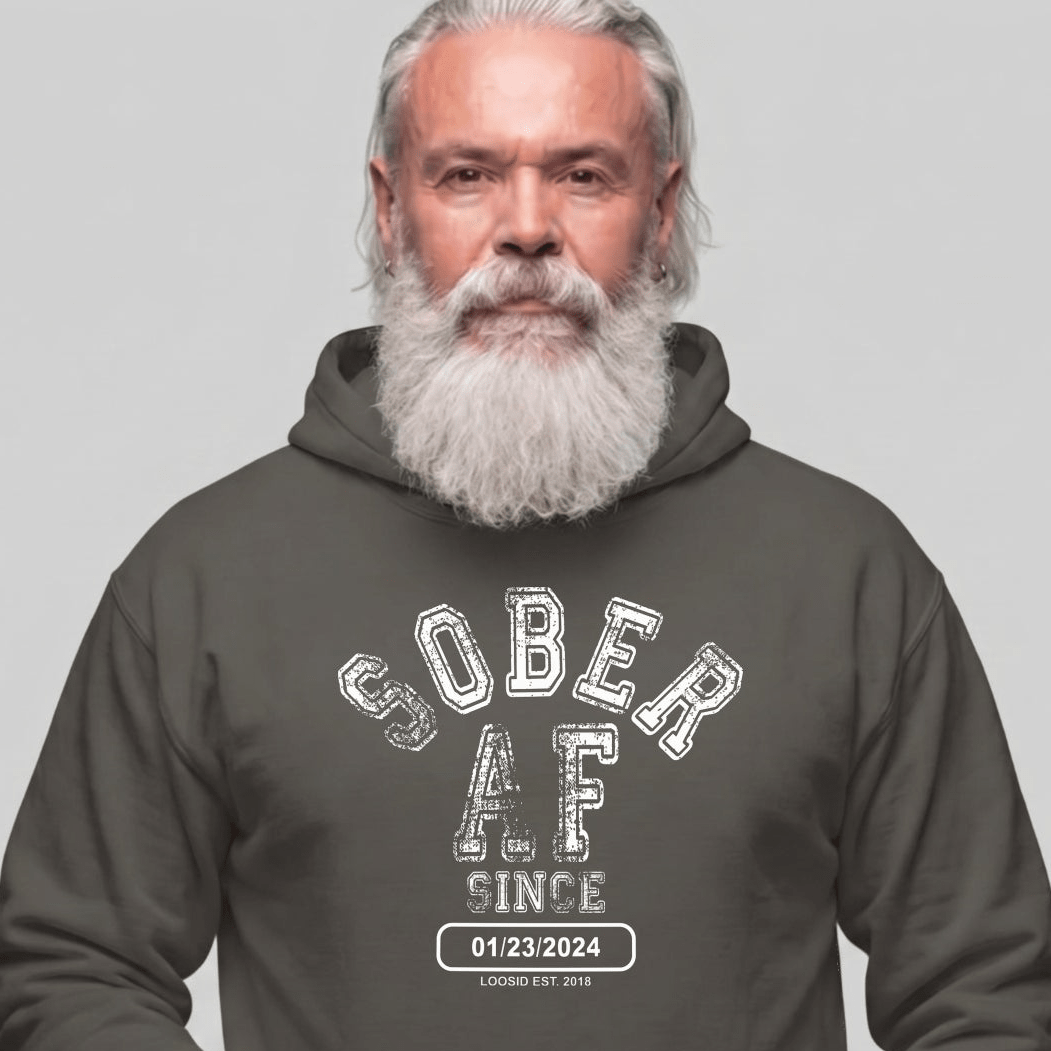 Recovery Hoodie | Men's Sober AF Hoodie