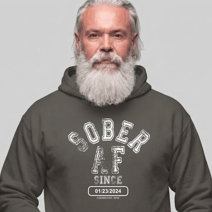 Recovery Hoodie | Men's Sober AF Hoodie