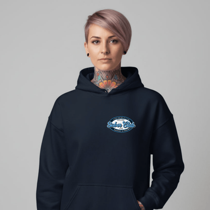 Sober Club Badge Recovery Hoodie lifestyle view (view 25)