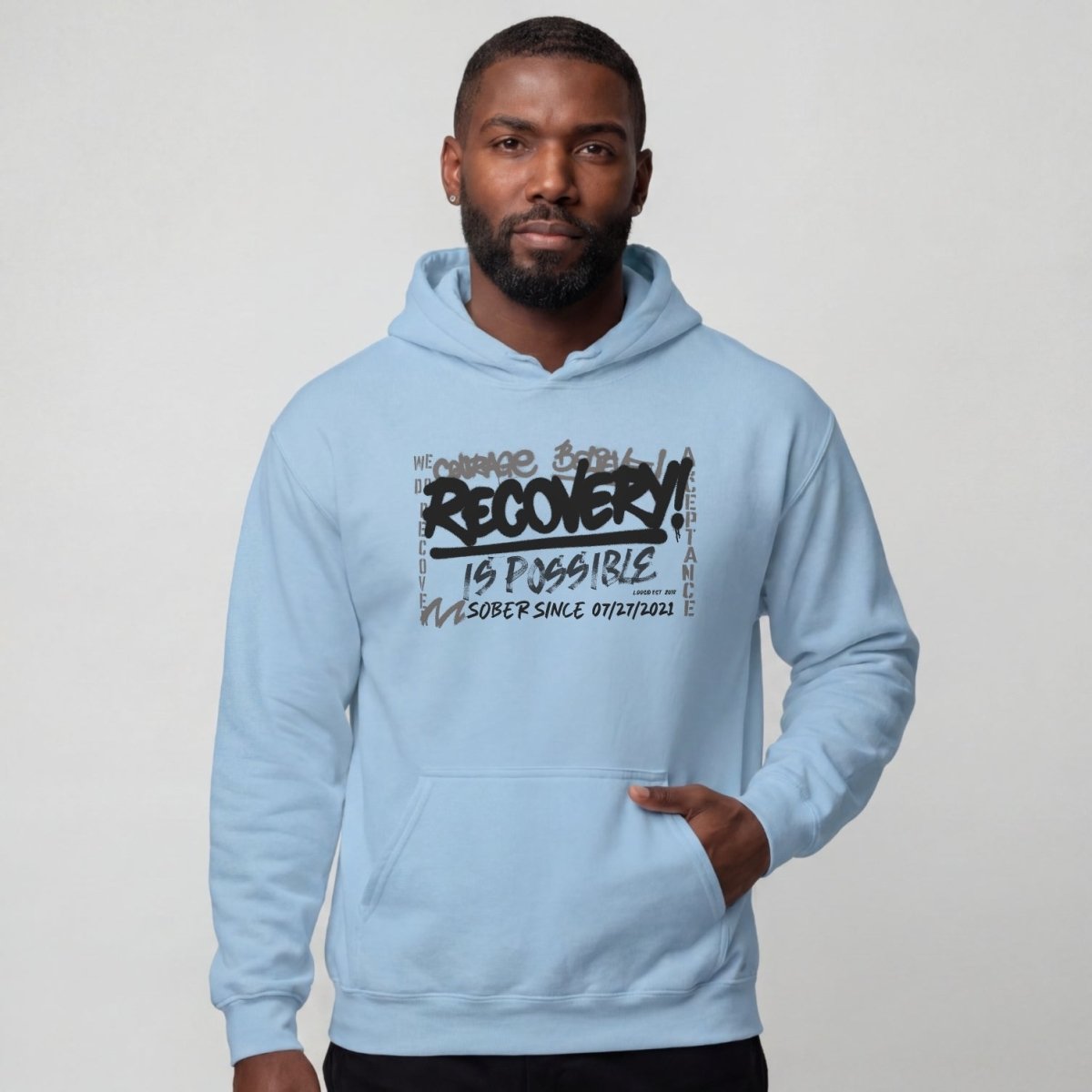 Recovery Hoodie | Men's Recovery Is Possible Hoodie