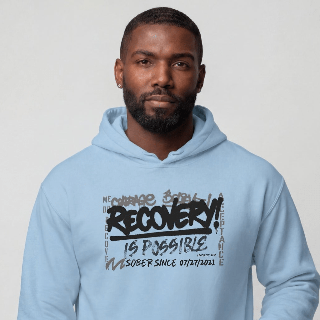 Recovery Hoodie | Men's Recovery Is Possible Hoodie