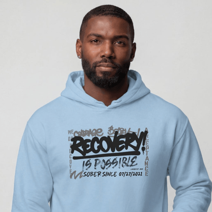 Recovery Hoodie | Men's Recovery Is Possible Hoodie