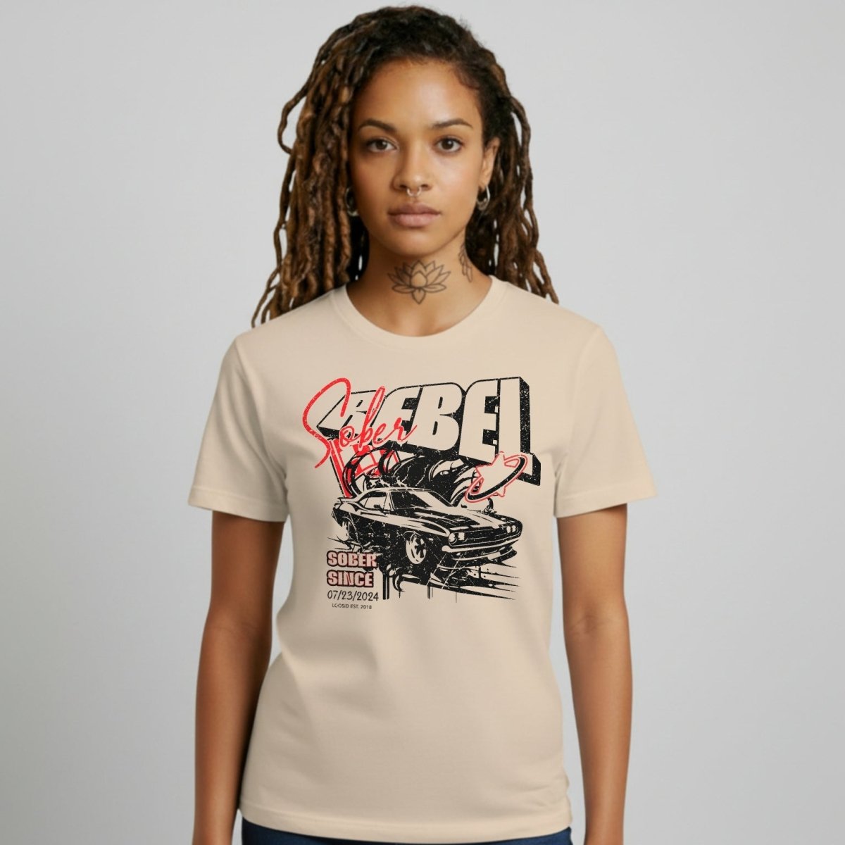 Sober Rebel Sober T Shirt product photo (view 20)