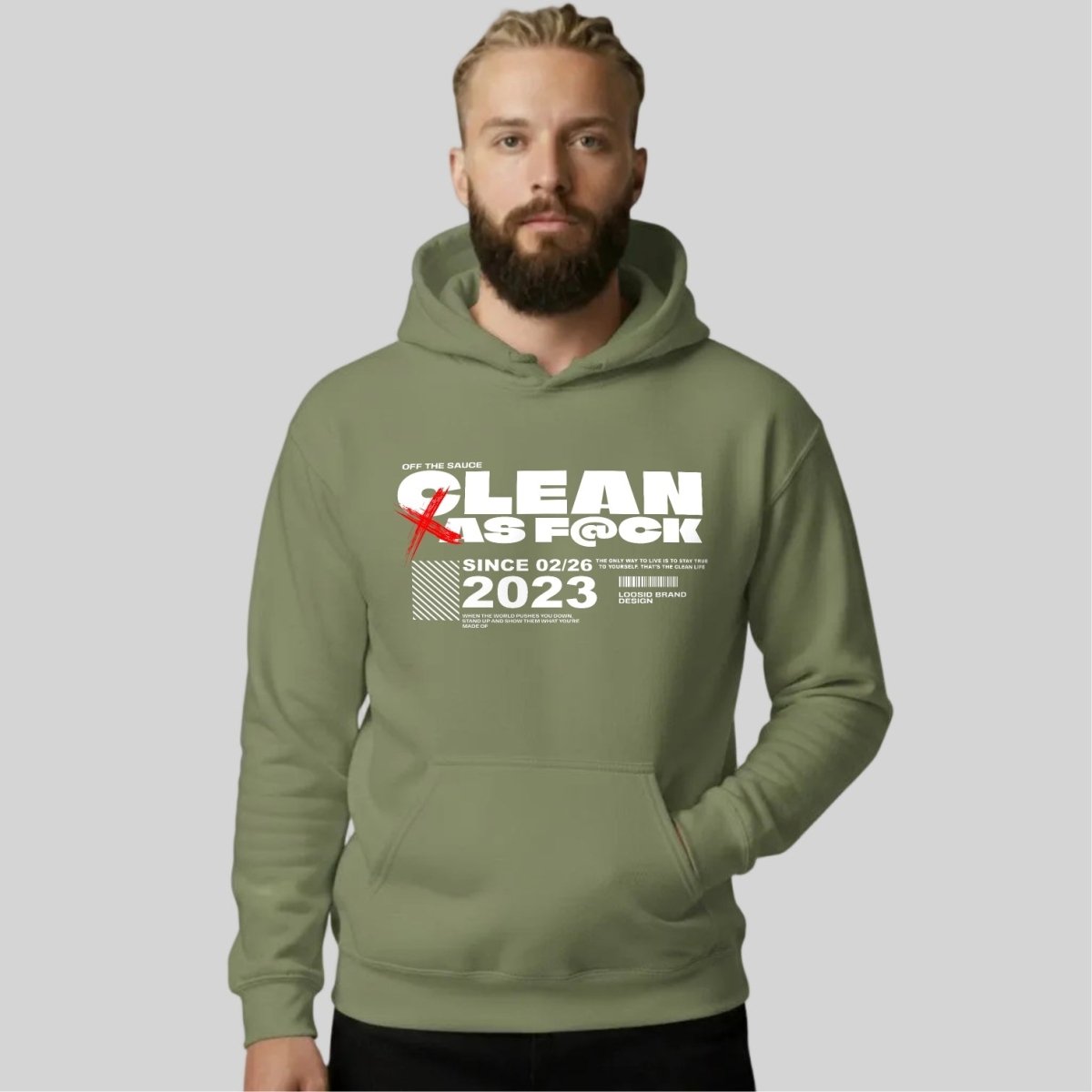 Clean As F*ck Recovery Hoodie side view (view 16)