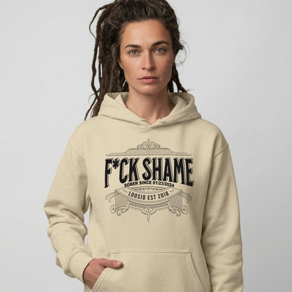 F*ck Shame Recovery Hoodie featuring the design (view 21)