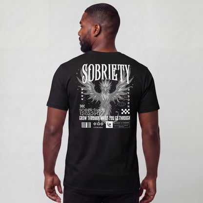 Phoenix Reborn Recovery Limited-Edition T-Shirt with Sobriety Date