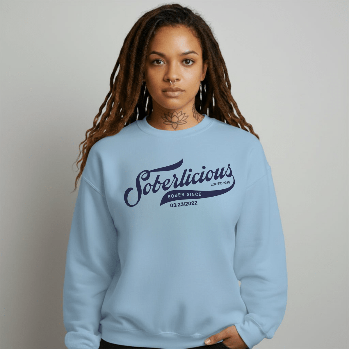 Soberlicious Recovery Hoodie back view (view 7)