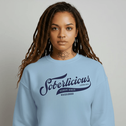 Soberlicious Recovery Hoodie side view (view 6)