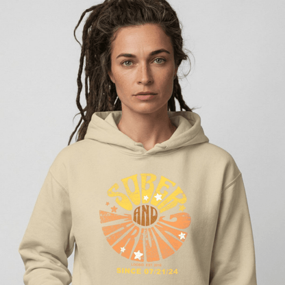 Sober & Thriving Recovery Hoodie graphic detail (view 34)