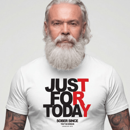 Sober T Shirt | Men's Just For Today Tee
