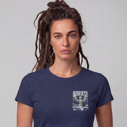 Phoenix Reborn Recovery Limited-Edition Women's T-Shirt with Sobriety Date