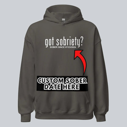 Got Sobriety Recovery Hoodie graphic detail (view 14)