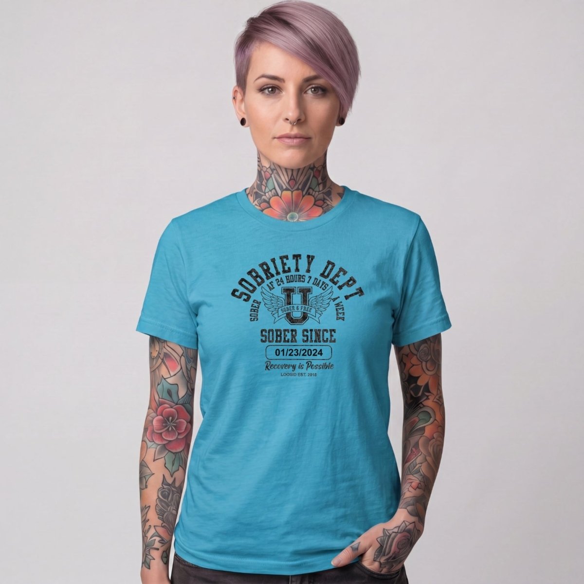 Sober T Shirt | Women's Sobriety Dept Tee