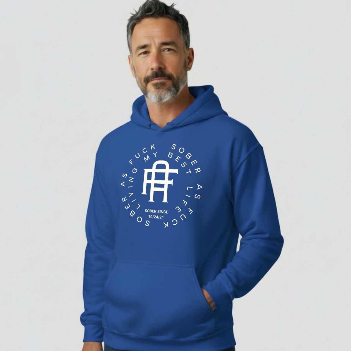Living My Best Life Recovery Hoodie flat lay styled image (view 33)