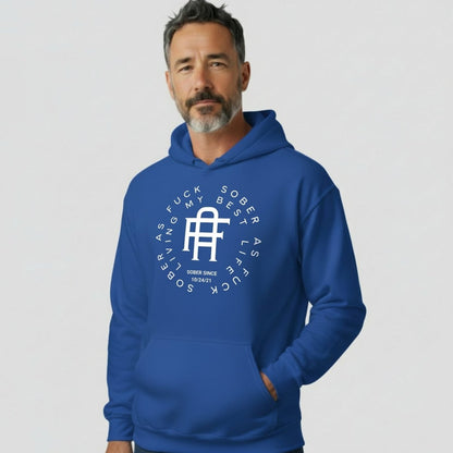 Living My Best Life Recovery Hoodie flat lay styled image (view 33)