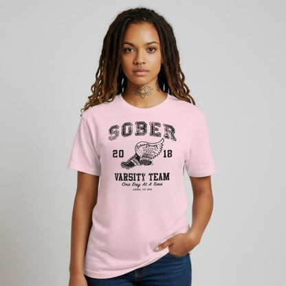 Sober Varsity Team Sober T Shirt close-up view (view 22)