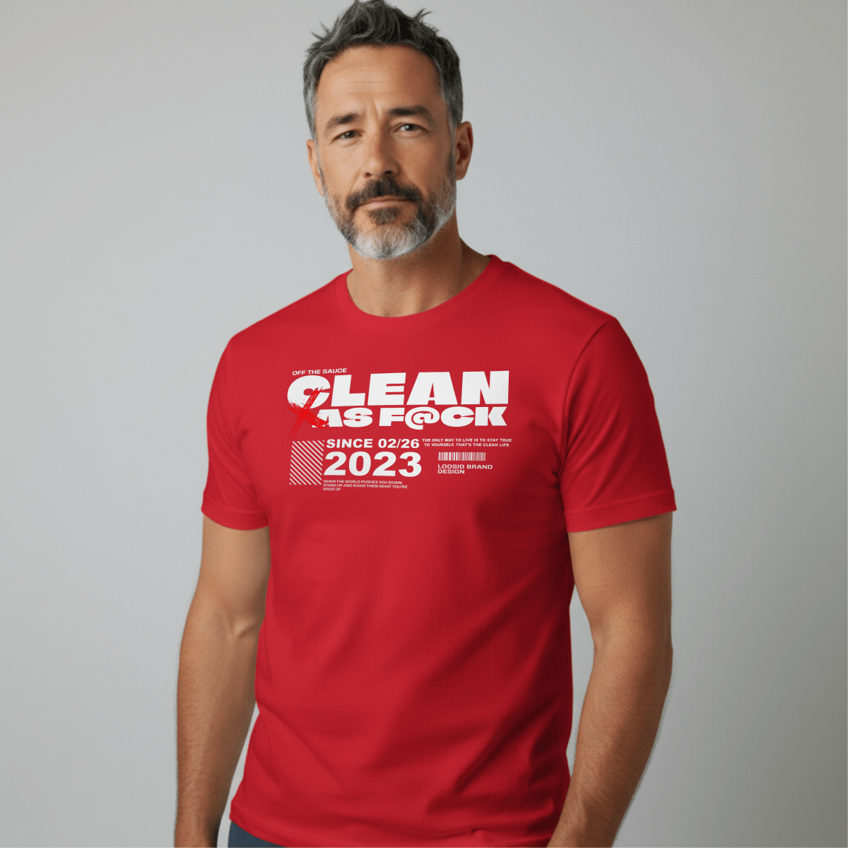 Recovery Year Men's Sobriety Sober T Shirt close-up view (view 22)