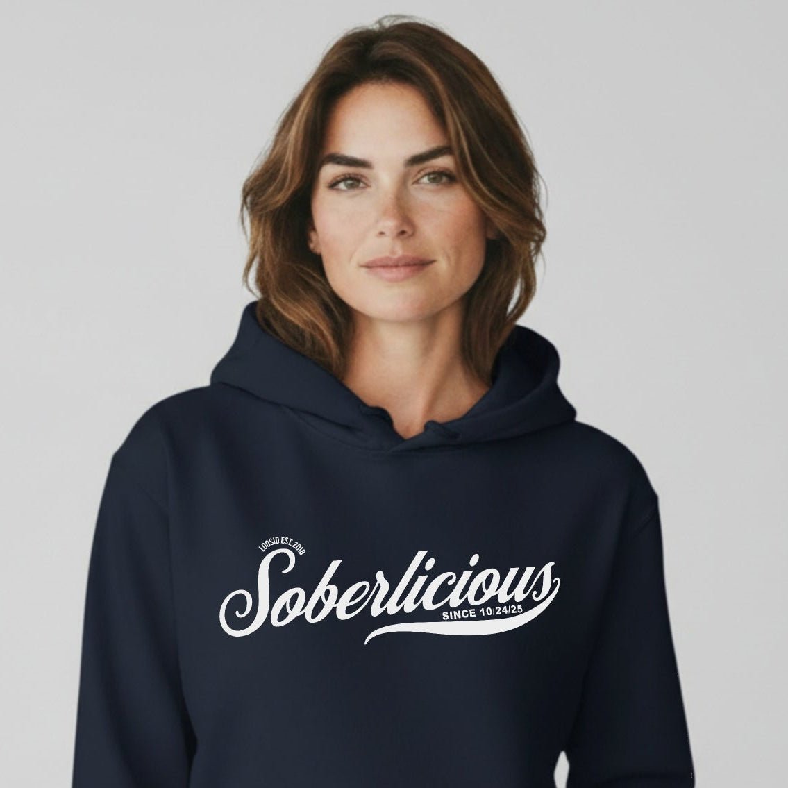 Soberlicious Recovery Hoodie packaging detail (view 8)