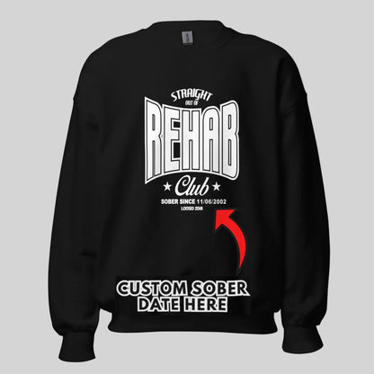 Rehab Recovery Hoodie back view (view 7)