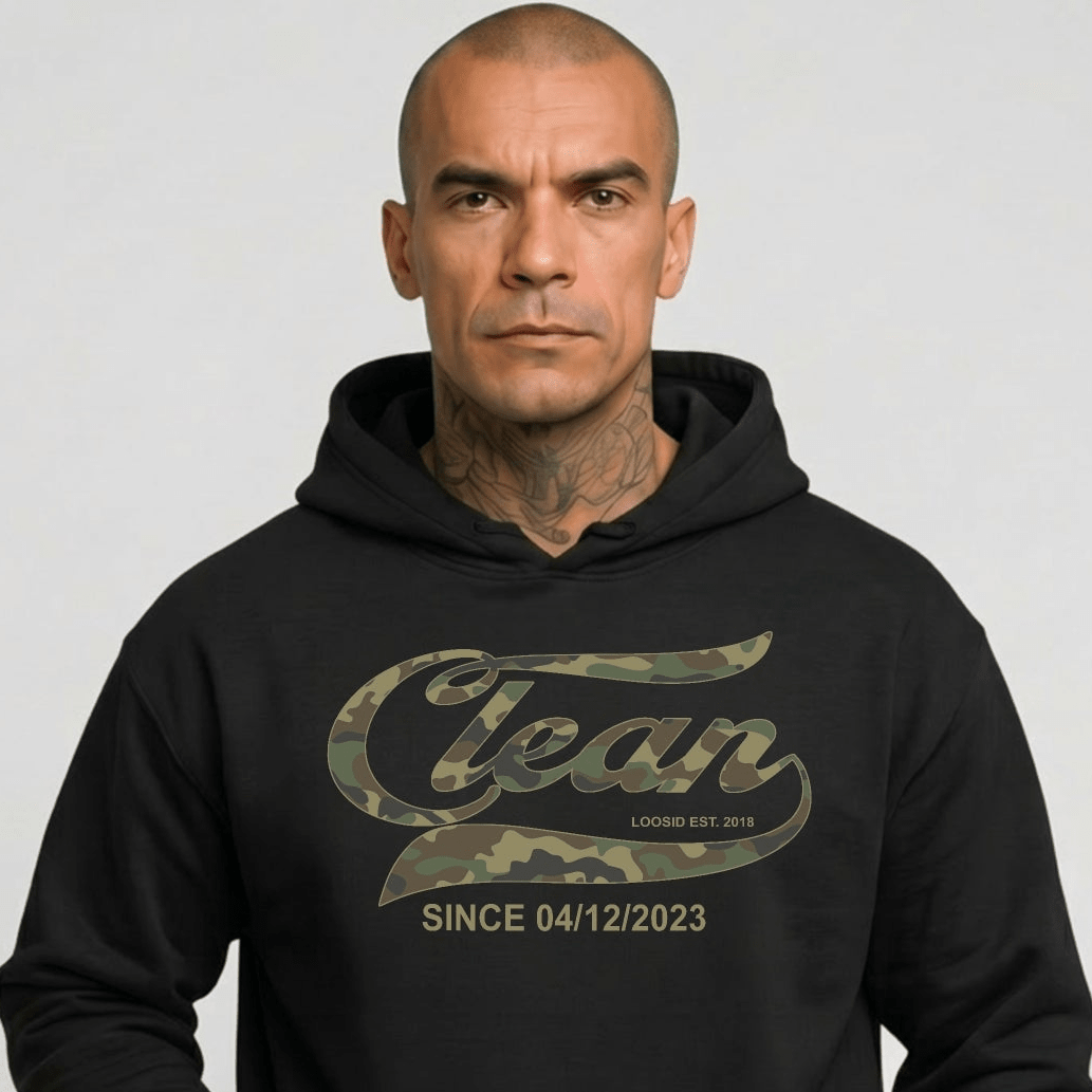 Clean Since Camo Recovery Hoodie side view (view 6)