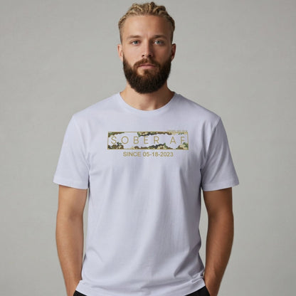 Sober T Shirt | Men's Sober AF Camo Tee