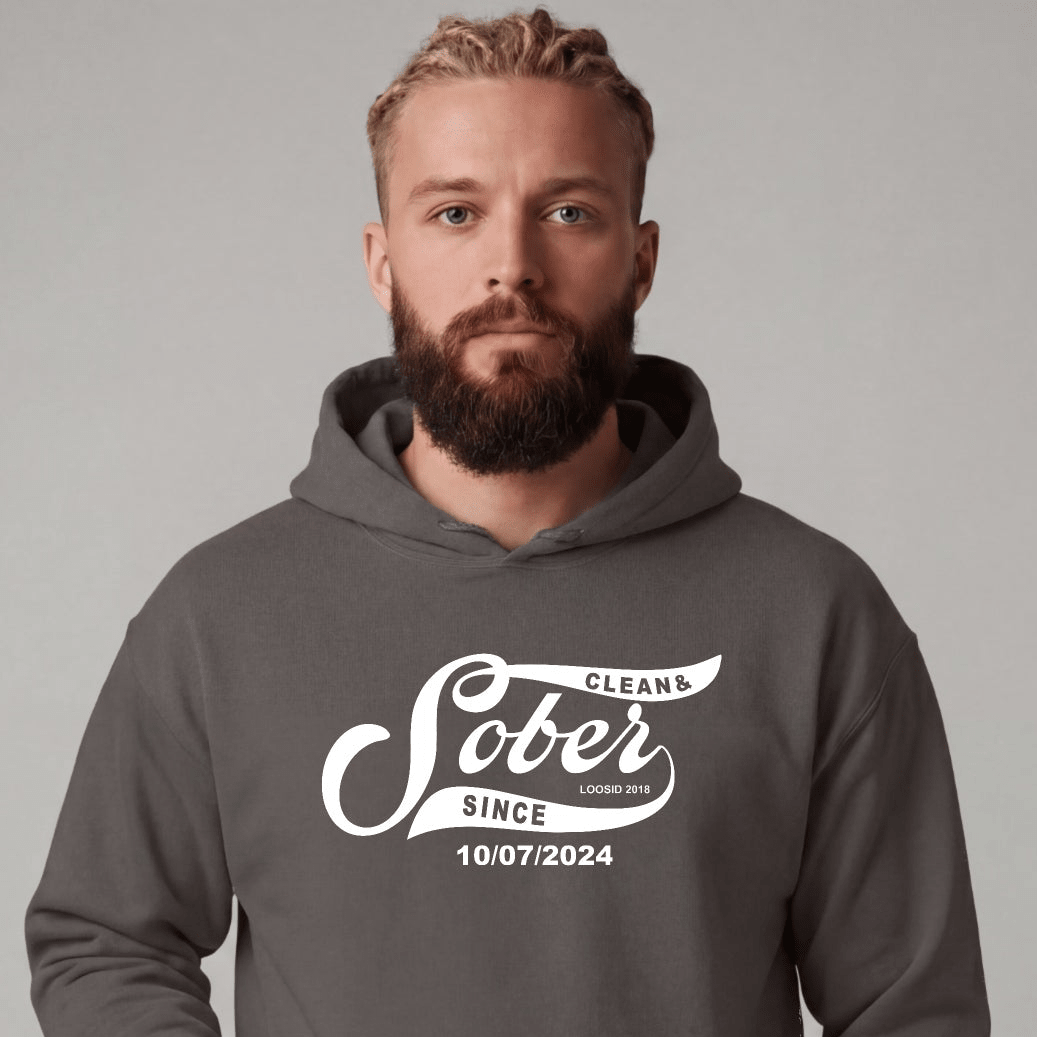 Recovery Hoodie | Men's Sober Since Hoodie