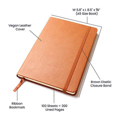 Clean Since Vegan leather Sober Journal lifestyle view (view 5)