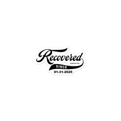 Recovered Since Sober Sticker graphic detail (view 4)